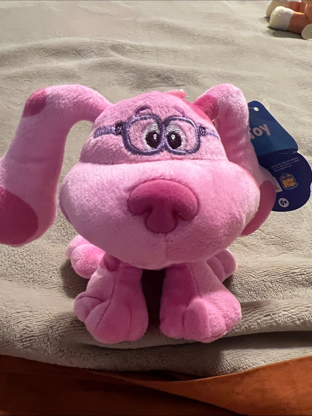 Nickelodeon Pink Plush Puppy Bath Toy